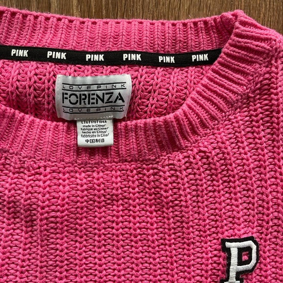 Cute Oversized PINK Pink Sweater - Picture 2 of 3